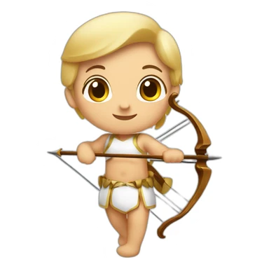 Sonny-Angel-with-a-Cupid’s-bow-and-arrow sticker