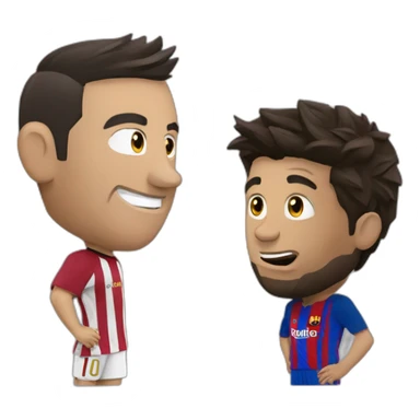 Calbat Messi vs cristiano Ronaldo  sticker
