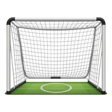 football goal straight on sticker