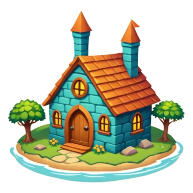 The Weasley’s Burrow Mina Lima style sticker