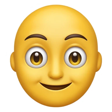 Un emoji con cara de misterio sticker