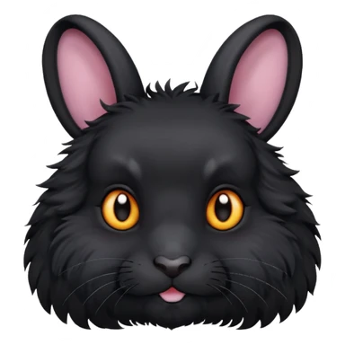 Lapin noir qui a reussis GG sticker