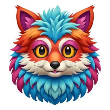 Falvie creature animal artwork sticker