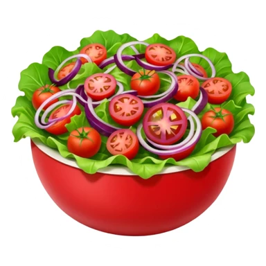 vegetarian red salad sticker