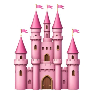castle with pink colours sticker