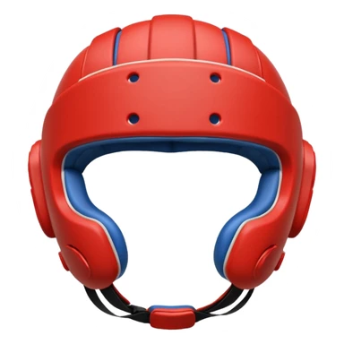 MMA headgear object icon, protective sparring helmet, padded texture, 3D cartoon, mobile game icon style, centered, clean background, no text, no watermark sticker