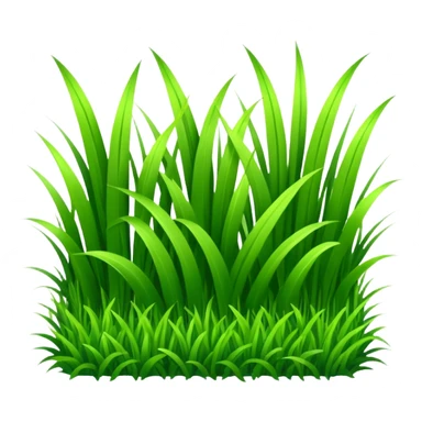 green grass straight  sticker