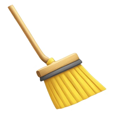 Dusty iPhone with a broom sweeping off dirt and dust sticker