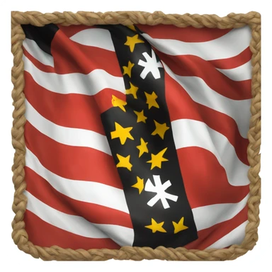 The flag of the German empire sticker