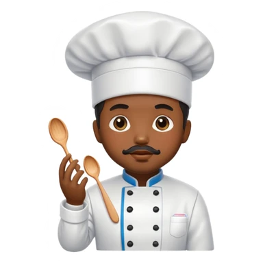 Black chef kiss sticker