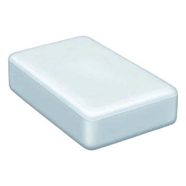 white soap bar sticker