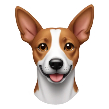 A basenji mixed with a jack russell sticker