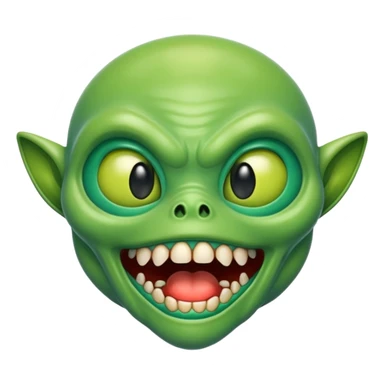 alien hungry sticker