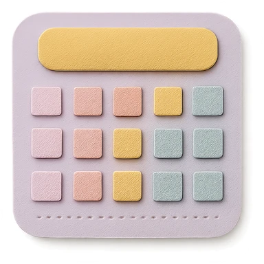 soft pastel gentle habit tracker grid with delicate dotted lines sticker