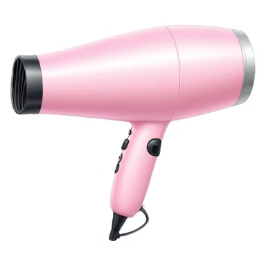 pastel pink hair dryer sticker