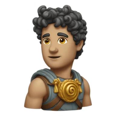 Hermes mythologic god sticker