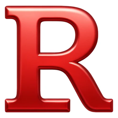 letter R sticker