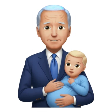 Pregnant joe biden sticker