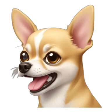 Perro Chihuahua riendo sticker