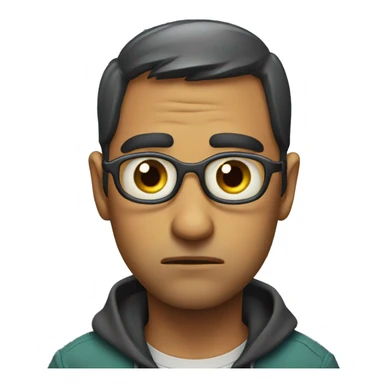 skeptical eye twitch  sticker