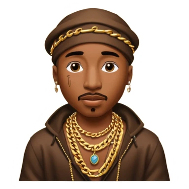tupac qui chante sticker