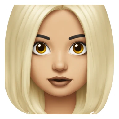 Bebe Rexha from Baby I’m Jealous, hyper realistic.  sticker