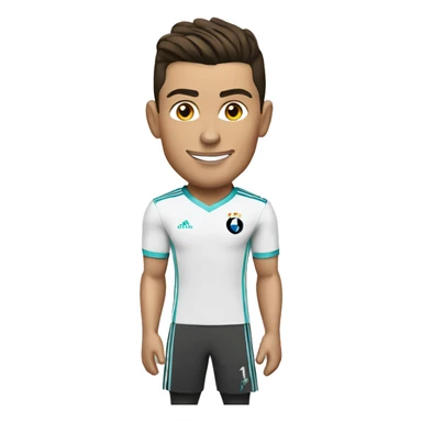 Cristiano Ronaldo with bmw sticker