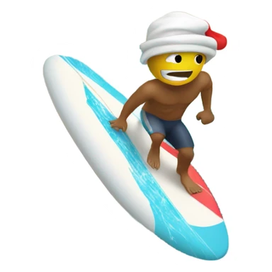 I surfing in Mexico at Christmas ￼ sticker