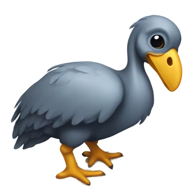 Dodo bird with a book sticker