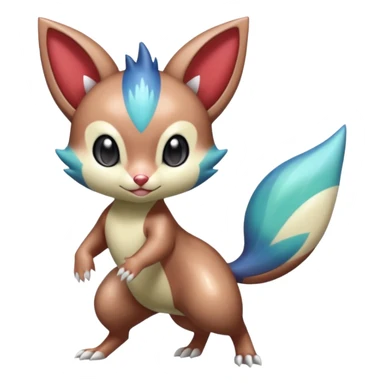 Sneasel-Furret-Meloetta-fusion sticker