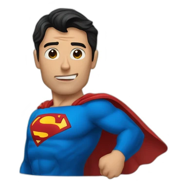 Superman malade sticker