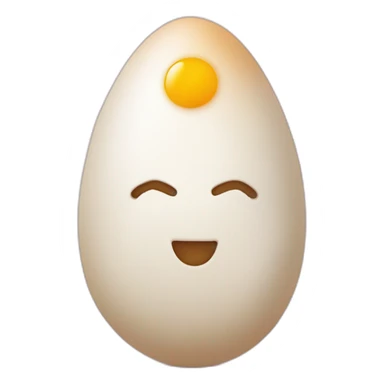 Oeuf de Pâques avec un S sticker