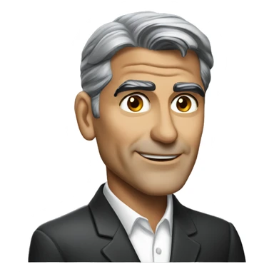 George Clooney  sticker