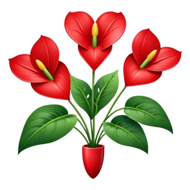 anthurium sticker