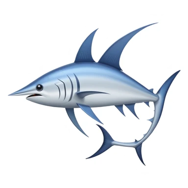a swordfish sticker
