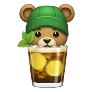roronoa-zoro-drink-bear sticker