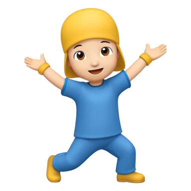 Pocoyo bailando sticker