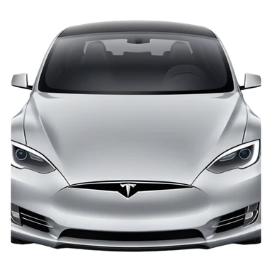 Tesla Model S - Tesla (Model Year: 2022) (Iconic colour: Silver) sticker
