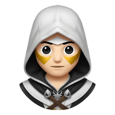 Assassin creed emoji smaler smaler and smaler and small size  sticker