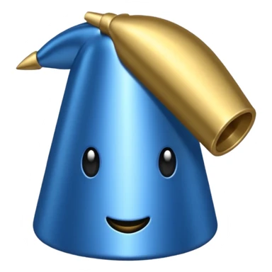 Corno francese blu sticker