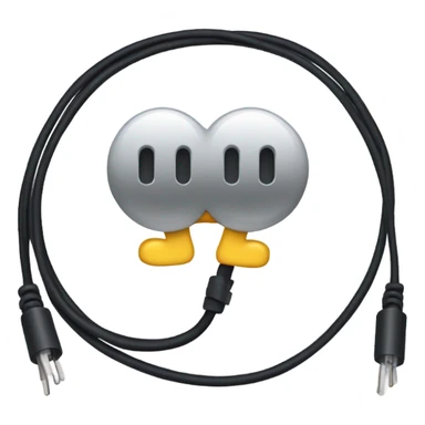 Eletric cable mickie mouse connector sticker