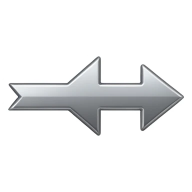 A simple downward pointing arrow sticker