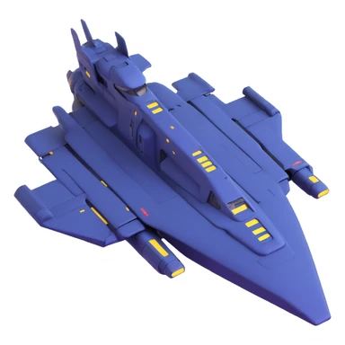 Massive capital ship with jump drive engines sticker