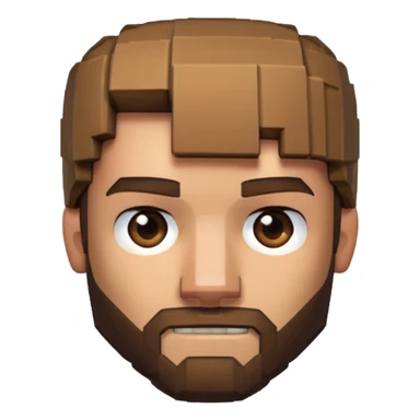 A mine craft palyes head for male sticker