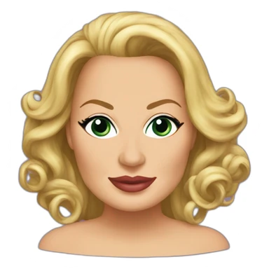 Jennifer Coolidge bald sticker