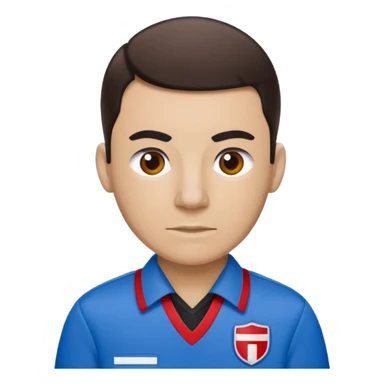 referee blue (#00A3E0) and red (#F9423A) sticker