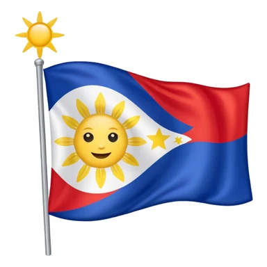 Filipino flag sticker