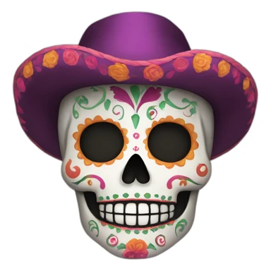 Dia de los muertos sticker