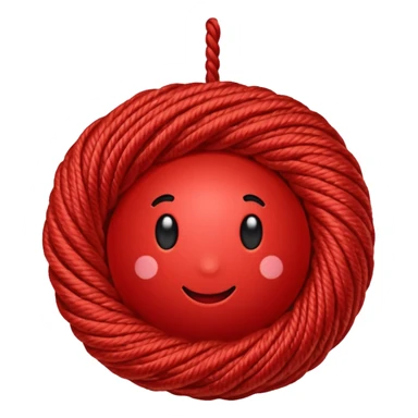 red ball of yarn sticker