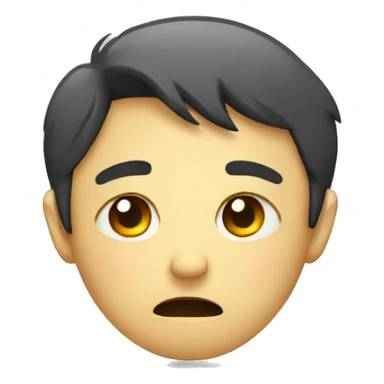 sad person with tear sticker